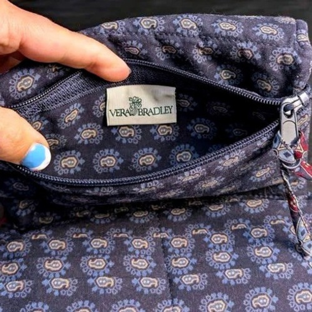 Vintage Vera Bradley ~ Quilted Wallet ~ Classic Navy ~ 1998 Retired - Picture 14 of 16
